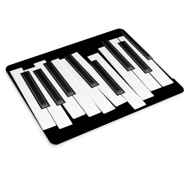 Klavirska tipkovnica originalna podloga za miško - TenStickers