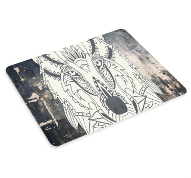 Intricate wolf art originalna podloga za miško - TenStickers