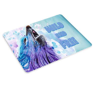 Wolf howling expression originalna podloga za miško - TenStickers