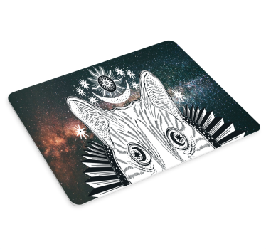 Celestial cat illustration originalna podloga za miško - TenStickers