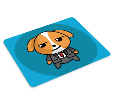 Dapper canine character originalna podloga za miško - TenStickers