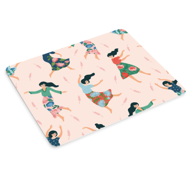 Whimsical dancing women originalna podloga za miško - TenStickers