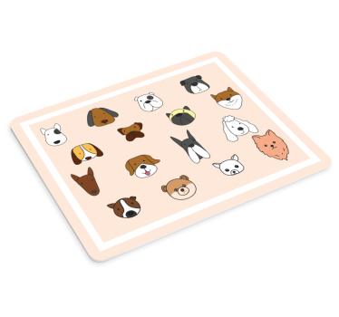 Risanke pasme psov originalna podloga za miško - TenStickers