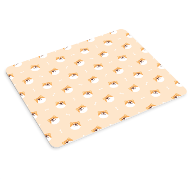 Cheerful shiba faces originalna podloga za miško - TenStickers