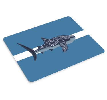 Shark swimming design originalna podloga za miško - TenStickers