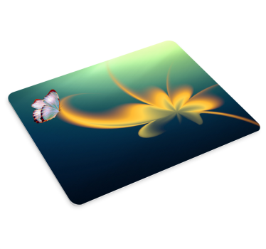 Elegant flower motif originalna podloga za miško - TenStickers