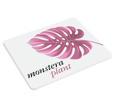 Monstera leaf highlight originalna podloga za miško - TenStickers