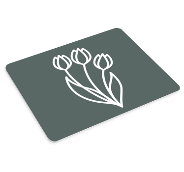 Elegant floral pattern originalna podloga za miško - TenStickers