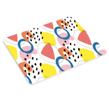 Poslikava umetniški geometrijski vzorec originalna podloga za miš - TenStickers
