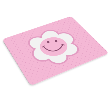 Smiley flower pattern originalna podloga za miško - TenStickers