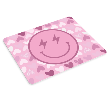 Smiley heart pattern originalna podloga za miško - TenStickers