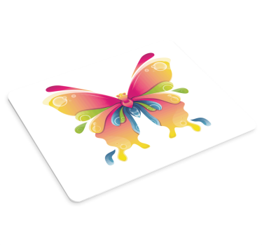 Radiant butterfly symbol originalna podloga za miško - TenStickers