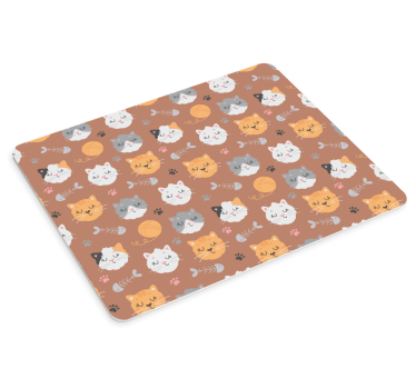 Adorable feline visages originalna podloga za miško - TenStickers