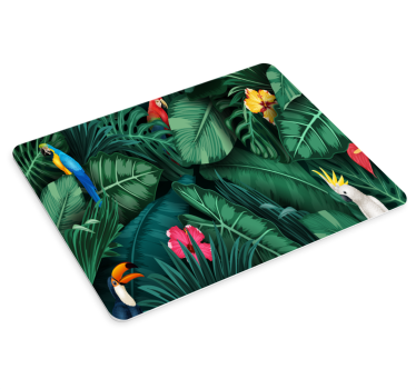 Tropical bird pattern originalna podloga za miško - TenStickers