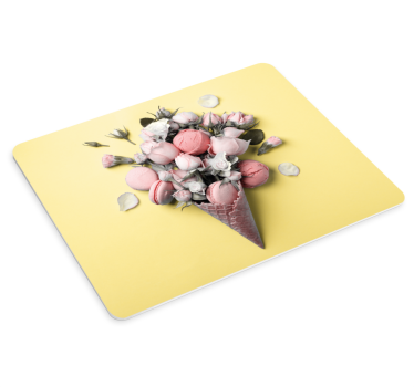 Floral ice cream cone originalna podloga za miško - TenStickers