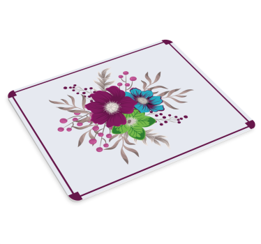 Floral patterned arrangement originalna podloga za miško - TenStickers