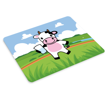 Originalna podloga za miško vesela risana krava - TenStickers