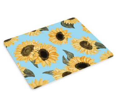 Sunflower bloom pattern originalna podloga za miško - TenStickers