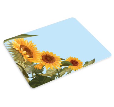 Sunflower floral design originalna podloga za miško - TenStickers