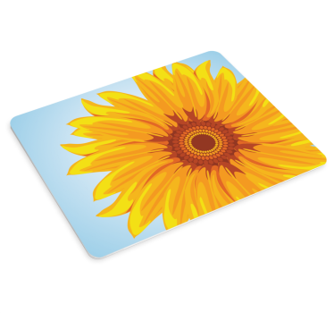 Bright sunflower motif originalna podloga za miško - TenStickers