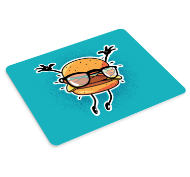 Fun hamburger character originalna podloga za miško - TenStickers
