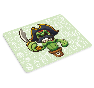 Pirate cactus character originalna podloga za miško - TenStickers