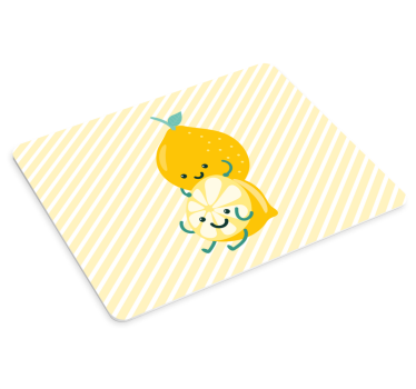 Cute fruity characters originalna podloga za miško - TenStickers