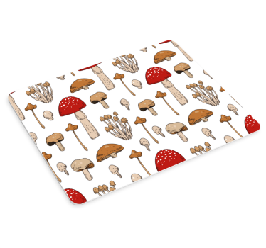 Charming mushroom pattern originalna podloga za miško - TenStickers