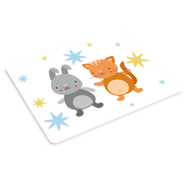 Cute animal companions originalna podloga za miško - TenStickers