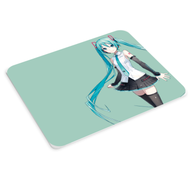 Modrolasko dekle anime podloga za miško - TenStickers