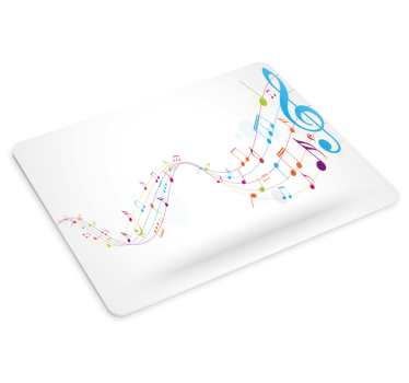 Colorful musical notes originalna podloga za miško - TenStickers