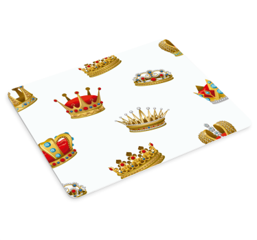 Colorful crown collection originalna podloga za miško - TenStickers