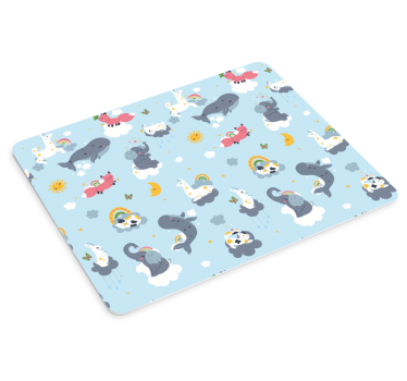 Playful animal pattern originalna podloga za miško - TenStickers
