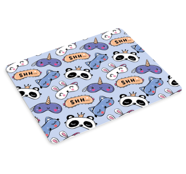 Adorable animal figures anime podloga za miško - TenStickers
