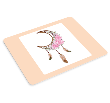 Dreamcatcher floral elements originalna podloga za miško - TenStickers