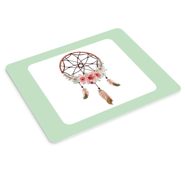 Dreamcatcher floral decor originalna podloga za miško - TenStickers