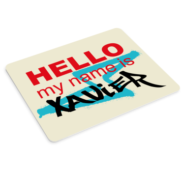 Moje ime je grafitna miška po meri - TenStickers