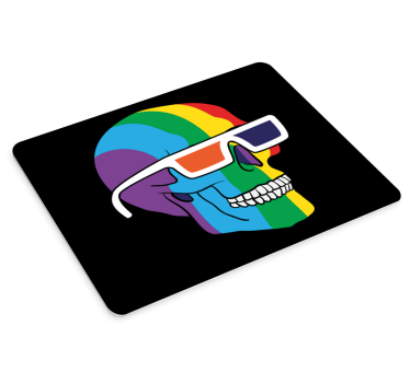 Barvita lobanjska očala originalna podloga za miško - TenStickers