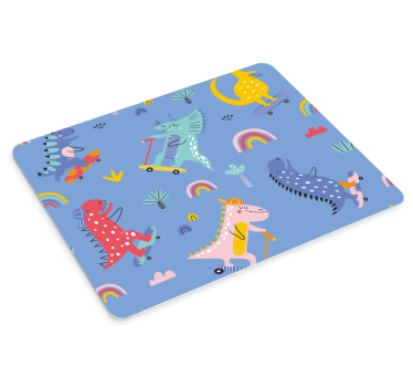 Whimsical dinosaur adventures anime podloga za miško - TenStickers