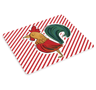 Colorful rooster design originalna podloga za miško - TenStickers