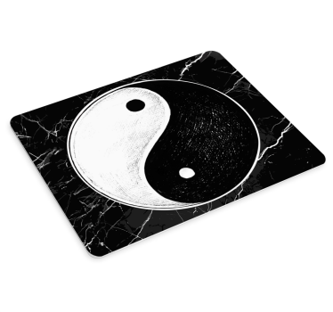 Originalno ravnovesje jin jang originalna podloga za miško - TenStickers