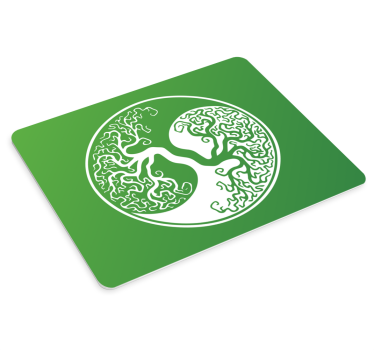 Originalno jin jang drevo življenja originalna podloga za miško - TenStickers