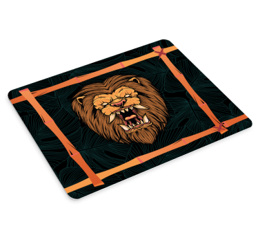 Fierce lion portrait originalna podloga za miško - TenStickers
