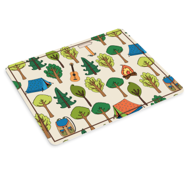 Camping scene elements originalna podloga za miško - TenStickers