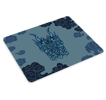 Dragon motif illustration anime podloga za miško - TenStickers