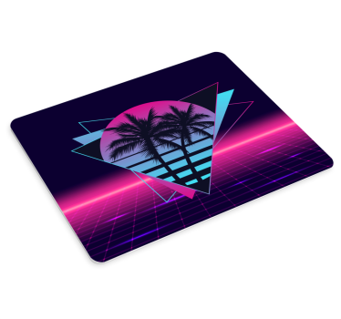 Vibrant geometric sunset originalna podloga za miško - TenStickers