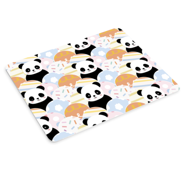 Cute panda pattern anime podloga za miško - TenStickers
