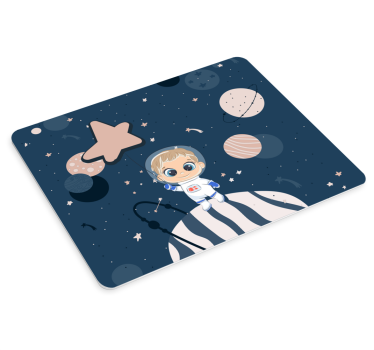 Cute astronaut character anime podloga za miško - TenStickers