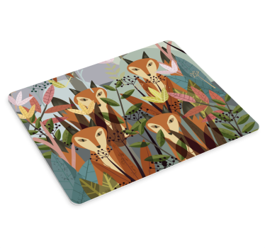 Whimsical fox trio originalna podloga za miško - TenStickers