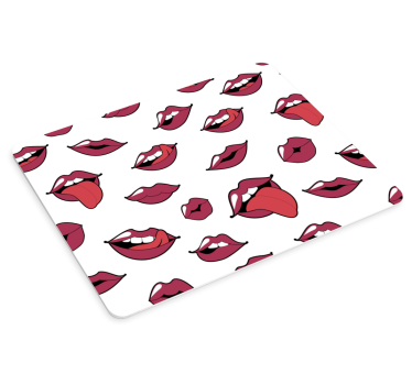 Playful lip patterns originalna podloga za miško - TenStickers